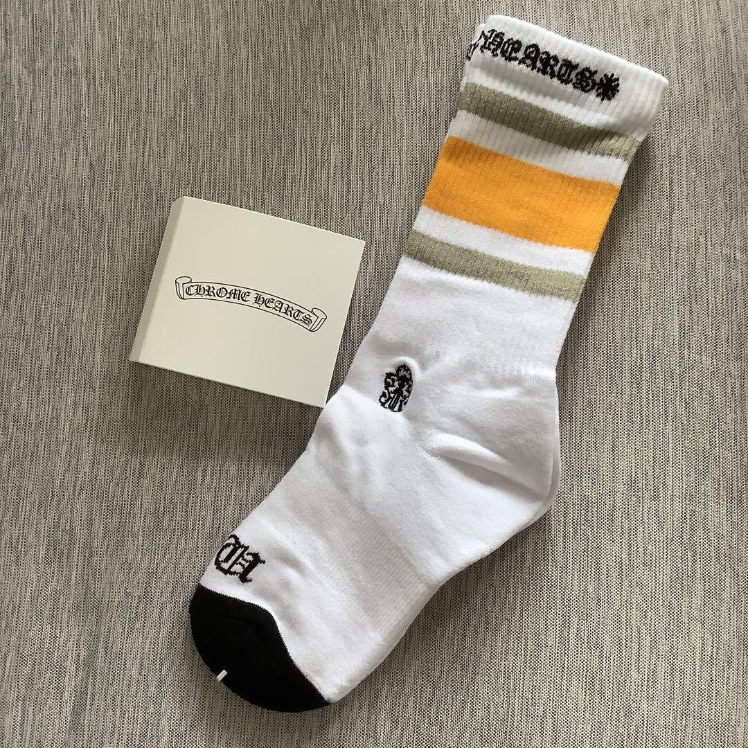 CHROME HEARTS ストライプソックス Sサイズ