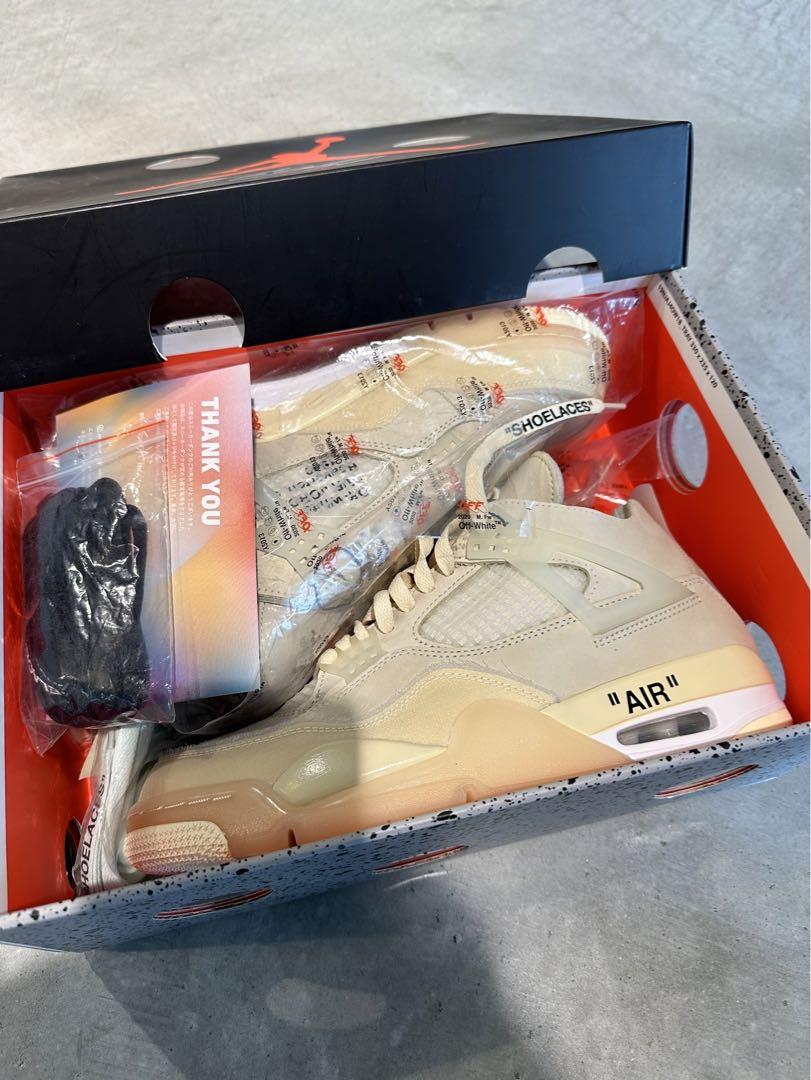 【NIKE×off-white】 AIR JORDAN 4 RETRO SP