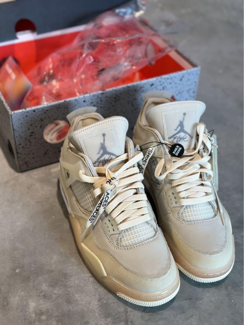【NIKE×off-white】 AIR JORDAN 4 RETRO SP