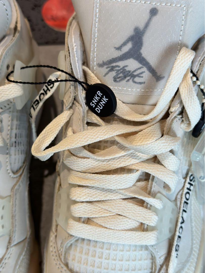 【NIKE×off-white】 AIR JORDAN 4 RETRO SP