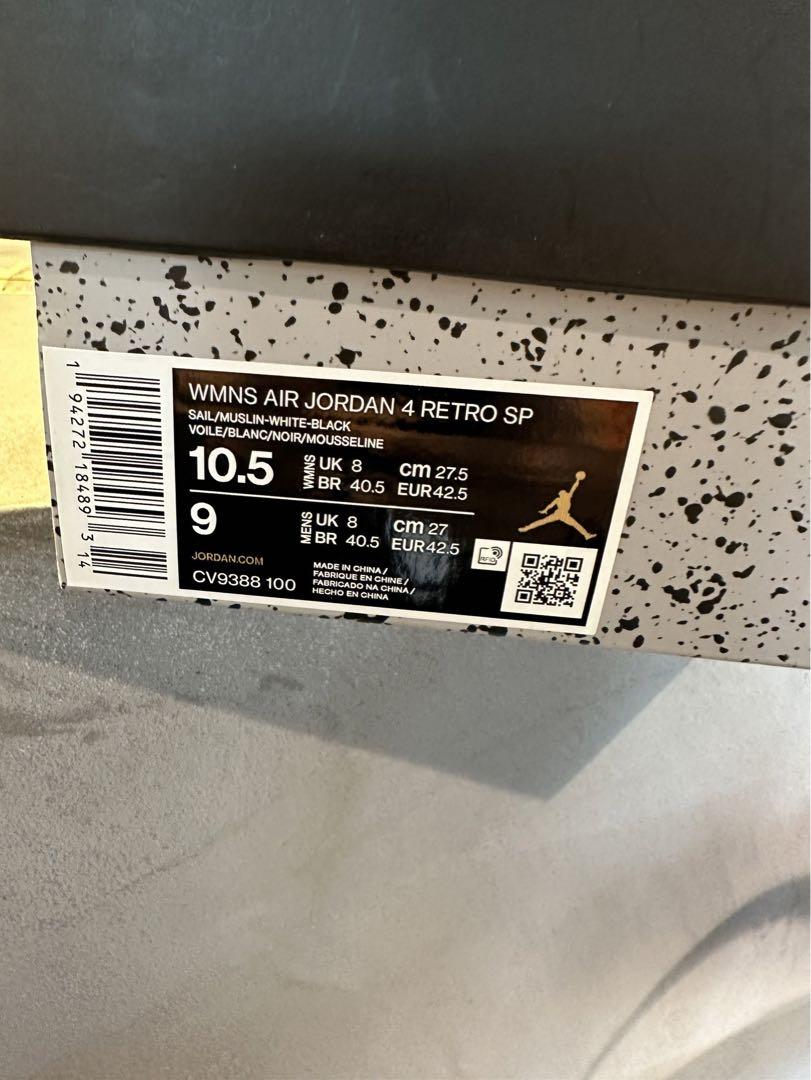 【NIKE×off-white】 AIR JORDAN 4 RETRO SP