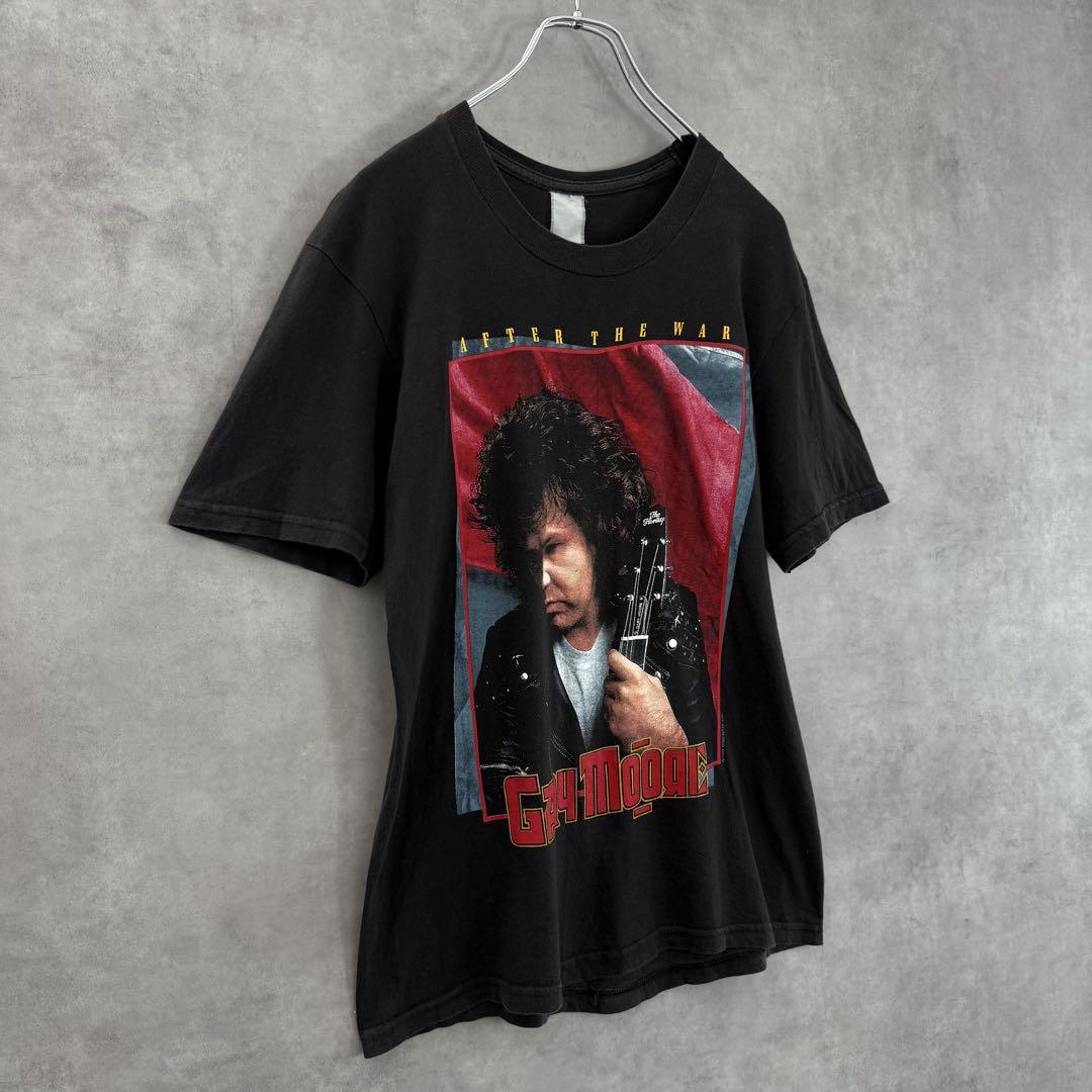 古着 Gary Moore ゲイリームーア プリントTシャツS〜M相当 ブラック 古着 Gary Moore ゲイリームーア プリントTシャツS〜M相当