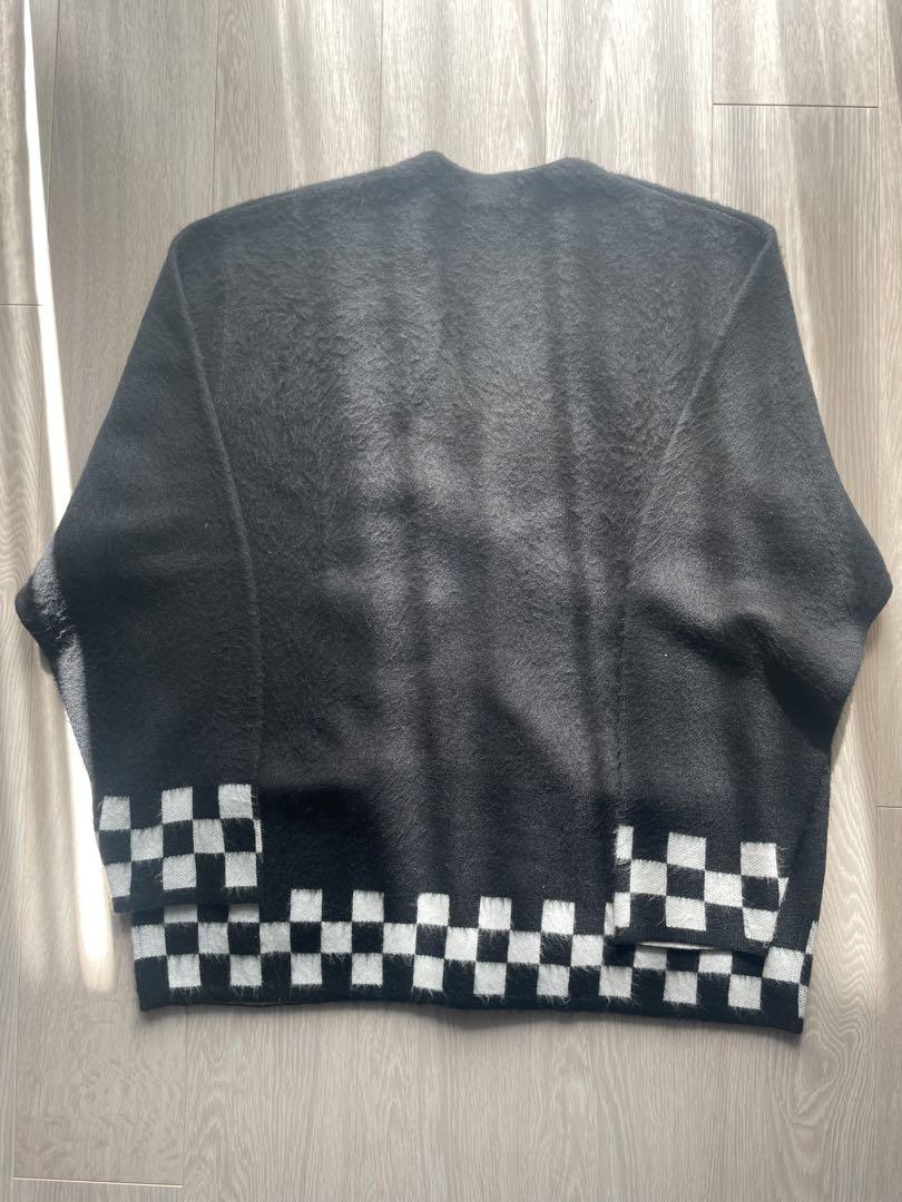 トップス Supreme Brushed Checkerboard Cardigan