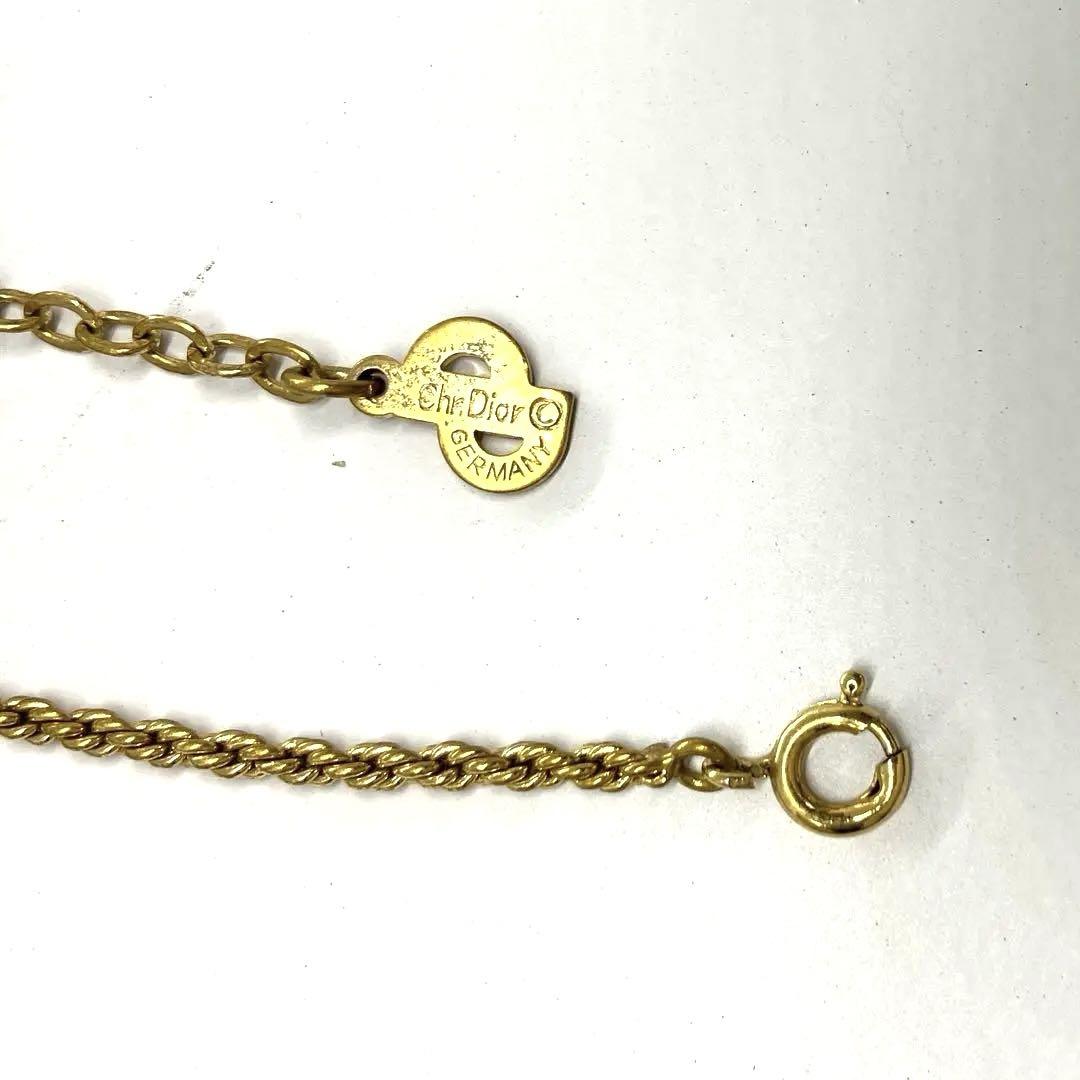 Christian Dior　ディオール　ネックレス　フラワーモチーフ　2871 Christian Dior ディオール ネックレス フラワーモチーフ 2871