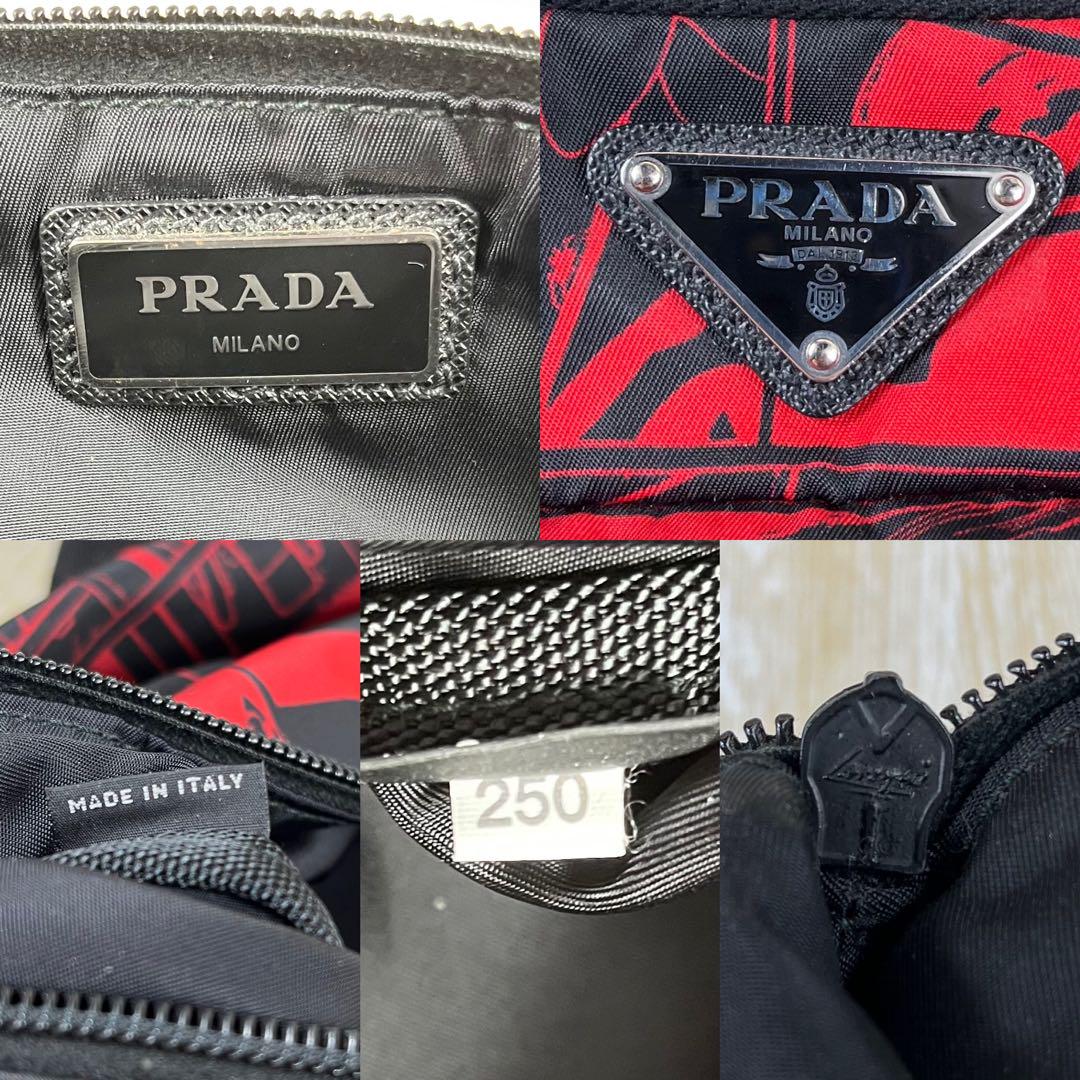 希少✨ PRADA プラダ ボディーバッグ 斜め掛け マルチカラー ナイロン