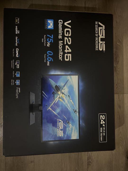 ASUS ゲーミングモニター 24インチ VG245HE-JフルHD 0.6m…
