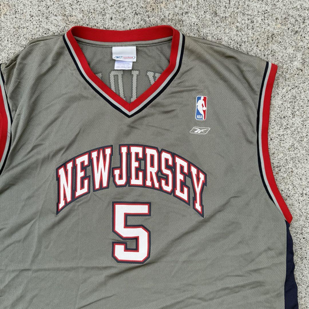 90s new jersey nba バスケユニフォーム　kidd 5 nike
