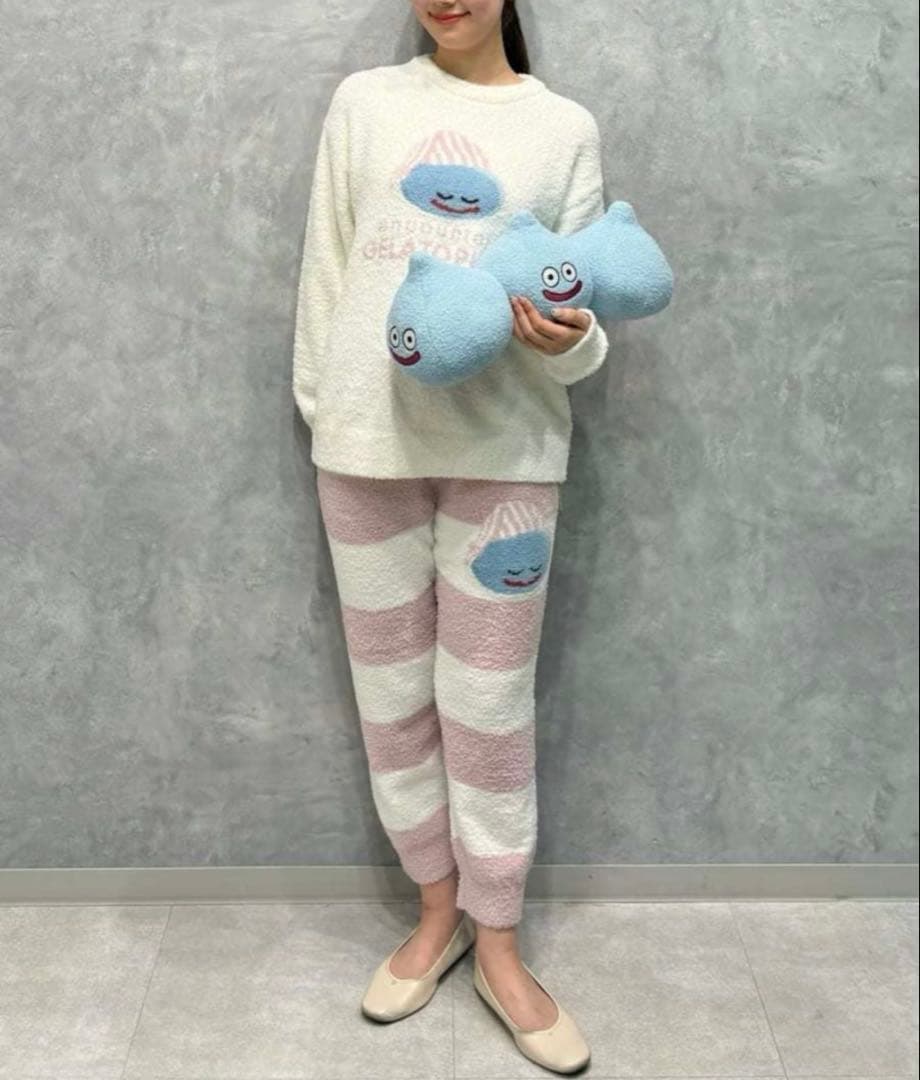 【ドラゴンクエスト】ベビモコプルオーバー&ボーダーロングパンツセット 【ドラゴンクエスト】ベビモコプルオーバー&ボーダーロングパンツセット