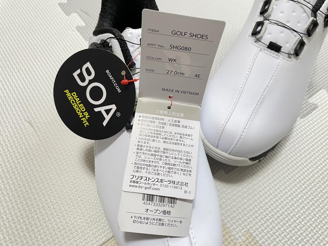【新品未使用】ゴルフシューズ27.0㎝ ブリヂストン（オープン価格19,800）