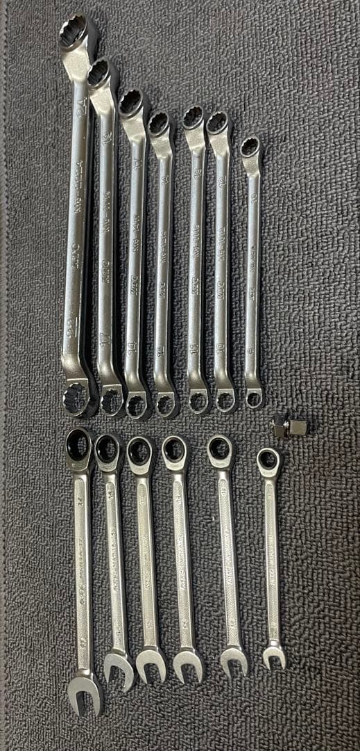 KTC メガネレンチ コンビネーションラチェットレンチセット京都機械工具