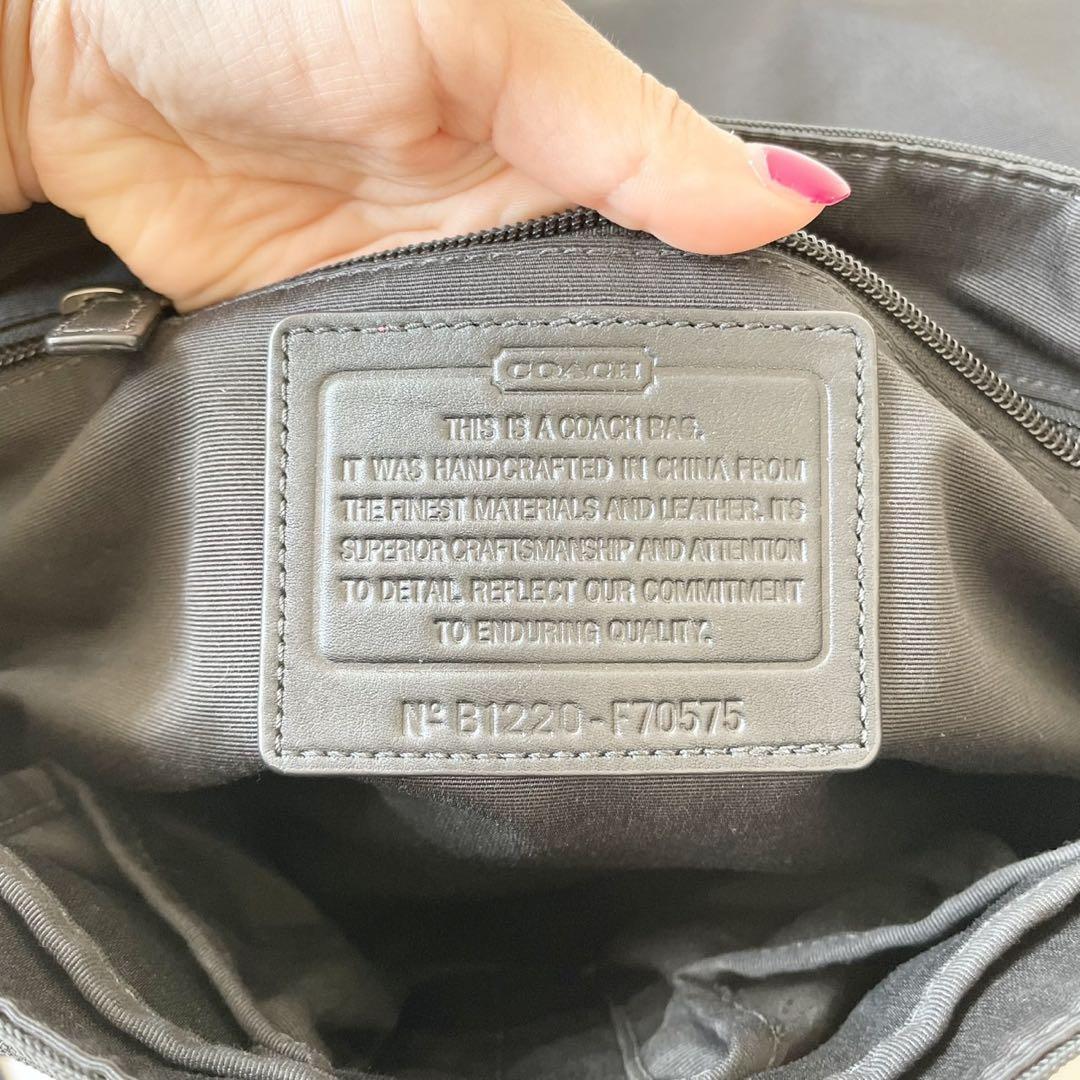 【極美品】COACH メンズ ボイジャー ショルダーバッグ F70575
