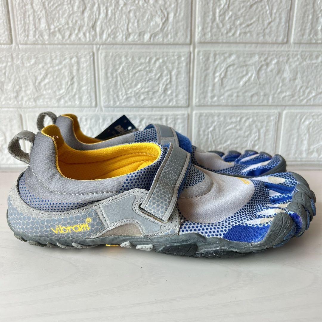 Vibram FiveFingers BIKILA 41シューズ グレー×ブルー