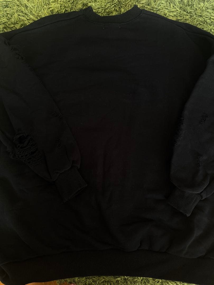 Darich ダメージスウェットプルオーバー BLK 新品未開封】 Darich