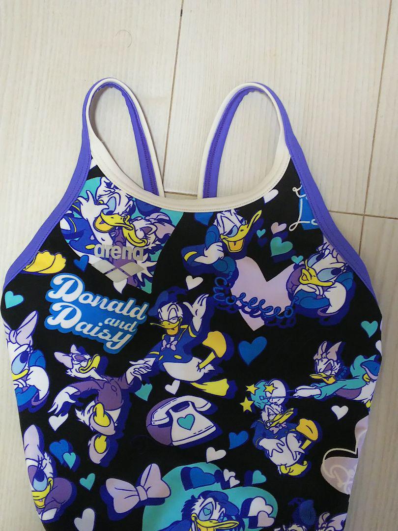 美品 arena アリーナ 競泳水着 タフスーツ ディズニー ドナルド 練習水着