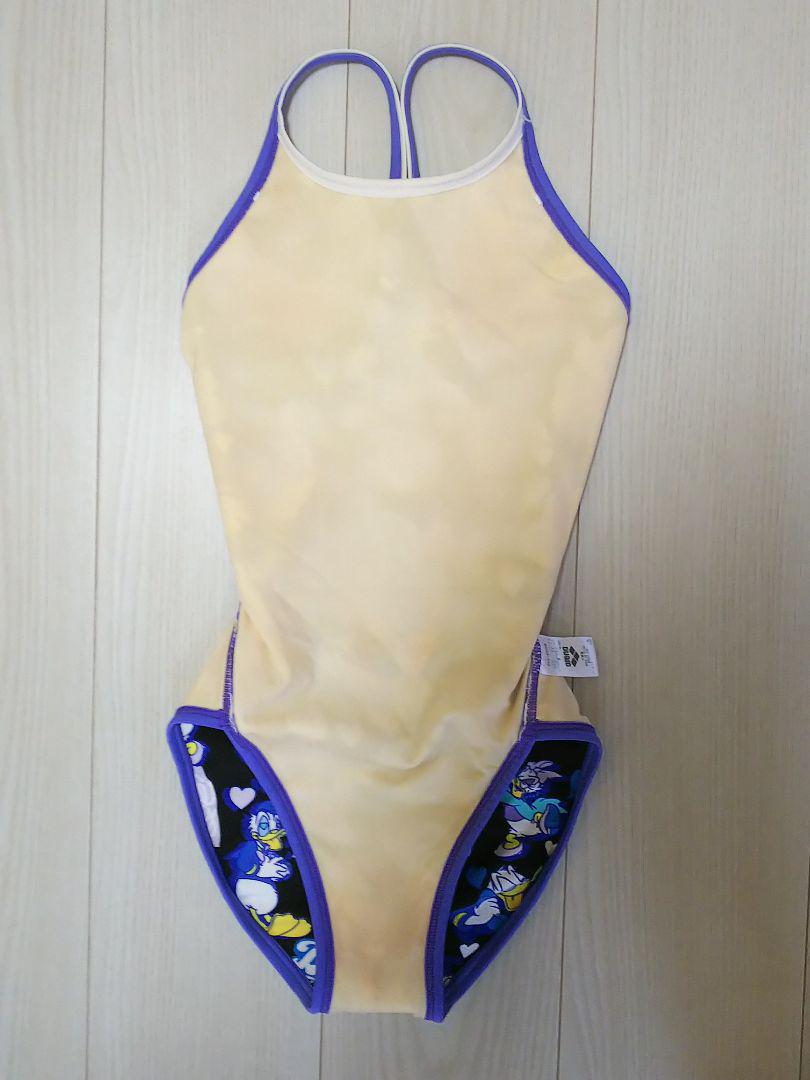 美品 arena アリーナ 競泳水着 タフスーツ ディズニー ドナルド 練習水着