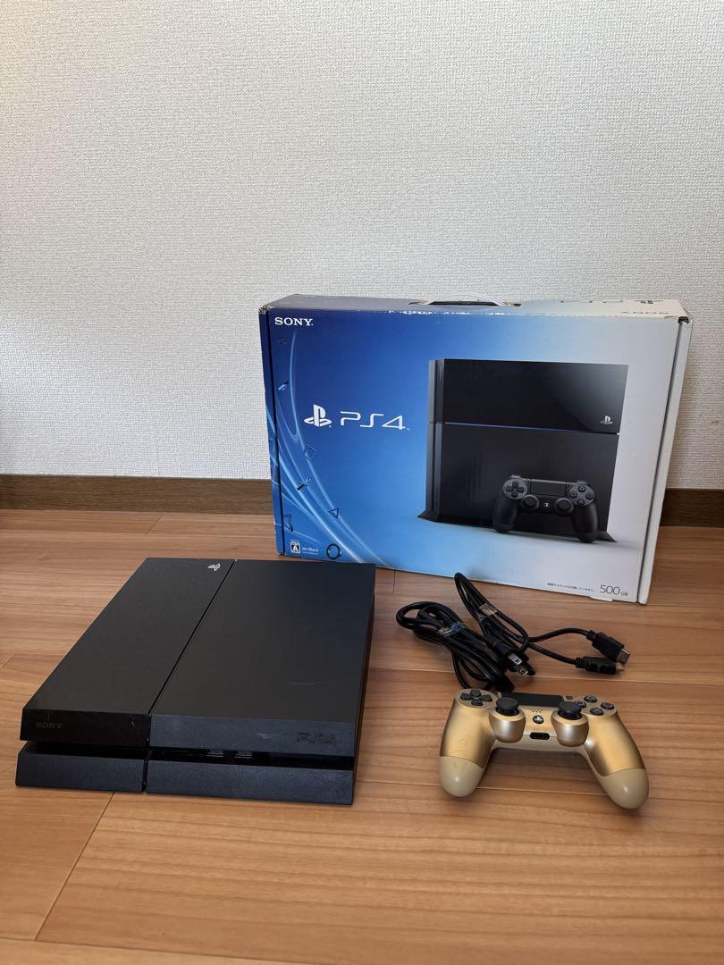 【24時間以内発送】SONY PS4 本体 ゴールドコントローラー付き