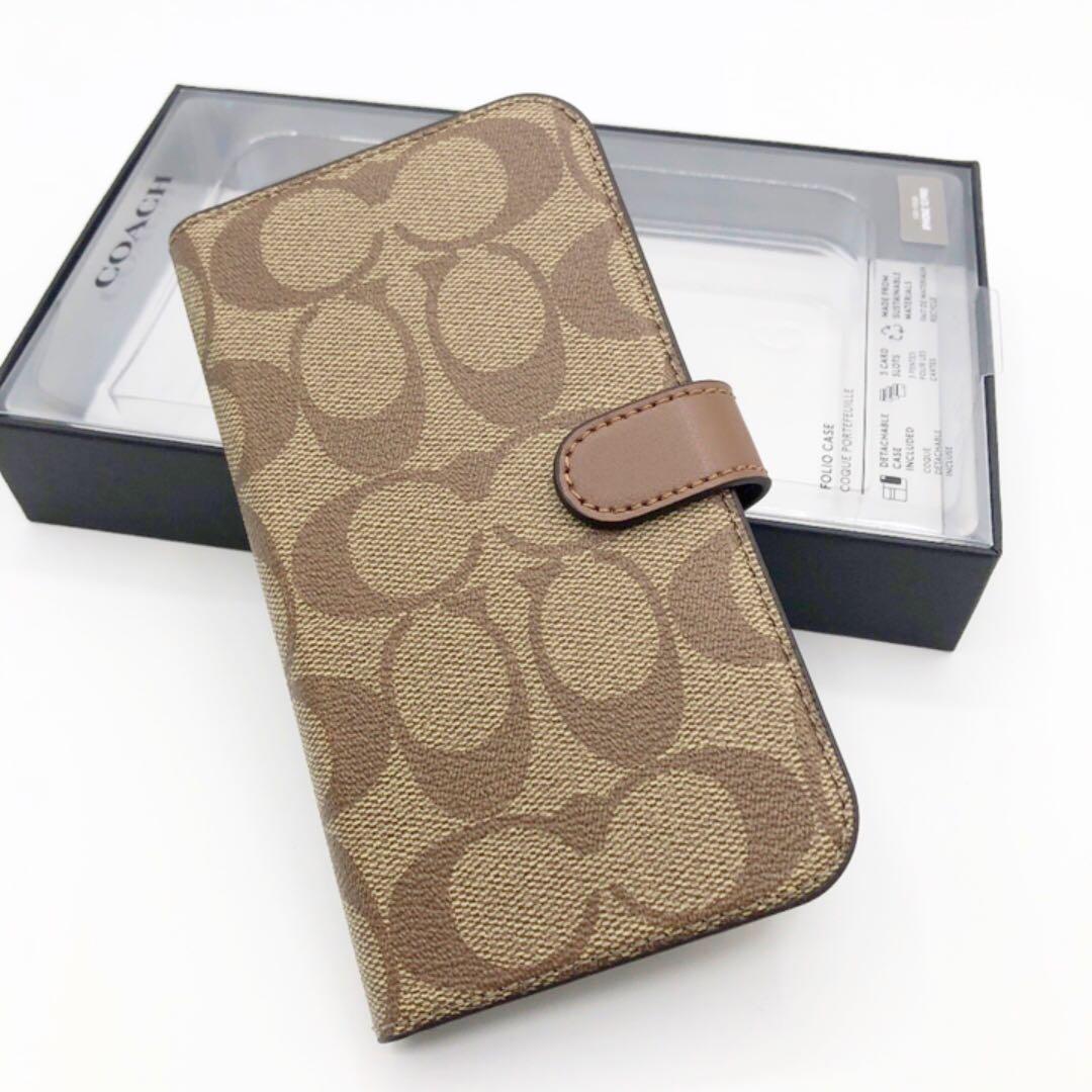 COACH☆新品】大人気!iPhone13 PROケース!カーキ!手帳型! - メルカリ COACH☆新品】大人気!iPhone13 PROケース!カーキ!手帳型! - メルカリ