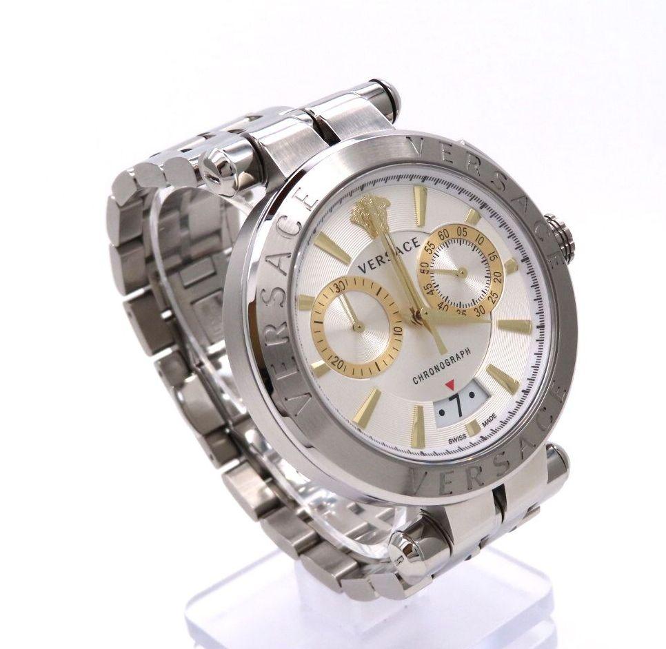 在庫大特価Σ VERSACE ’アイオン クロノグラフ’ 極美品 Bb0fa-m36949675515 ヴェルサーチ 時計 在庫再入荷