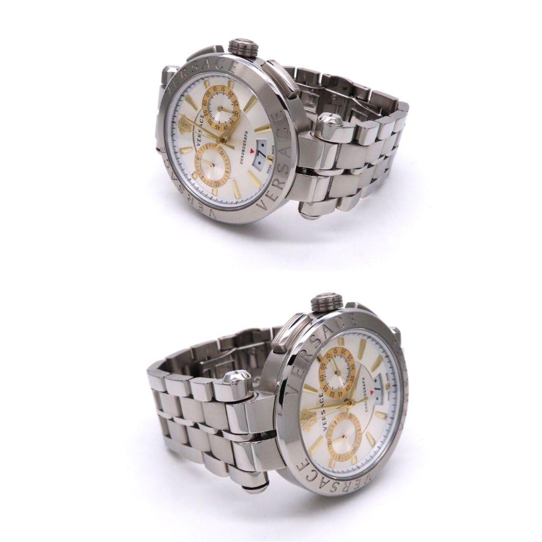 在庫大特価Σ VERSACE ’アイオン クロノグラフ’ 極美品 Bb0fa-m36949675515 ヴェルサーチ 時計 在庫再入荷