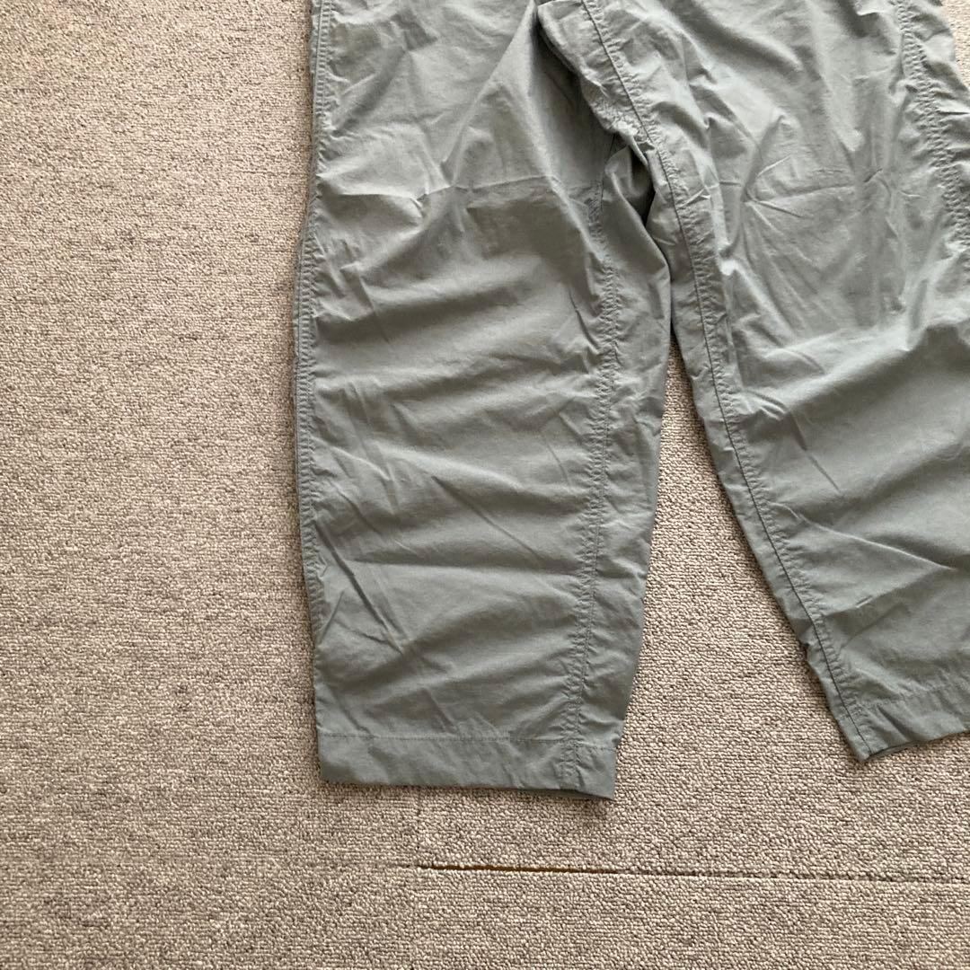 ナイロン ワイドパンツ