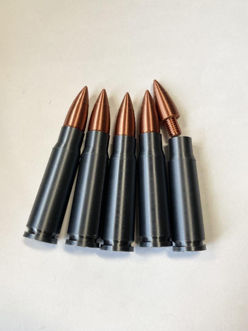 お気にいる 7.62×39mm 樹脂製ダミーカート メルカリ - 火薬無し 10発 その他