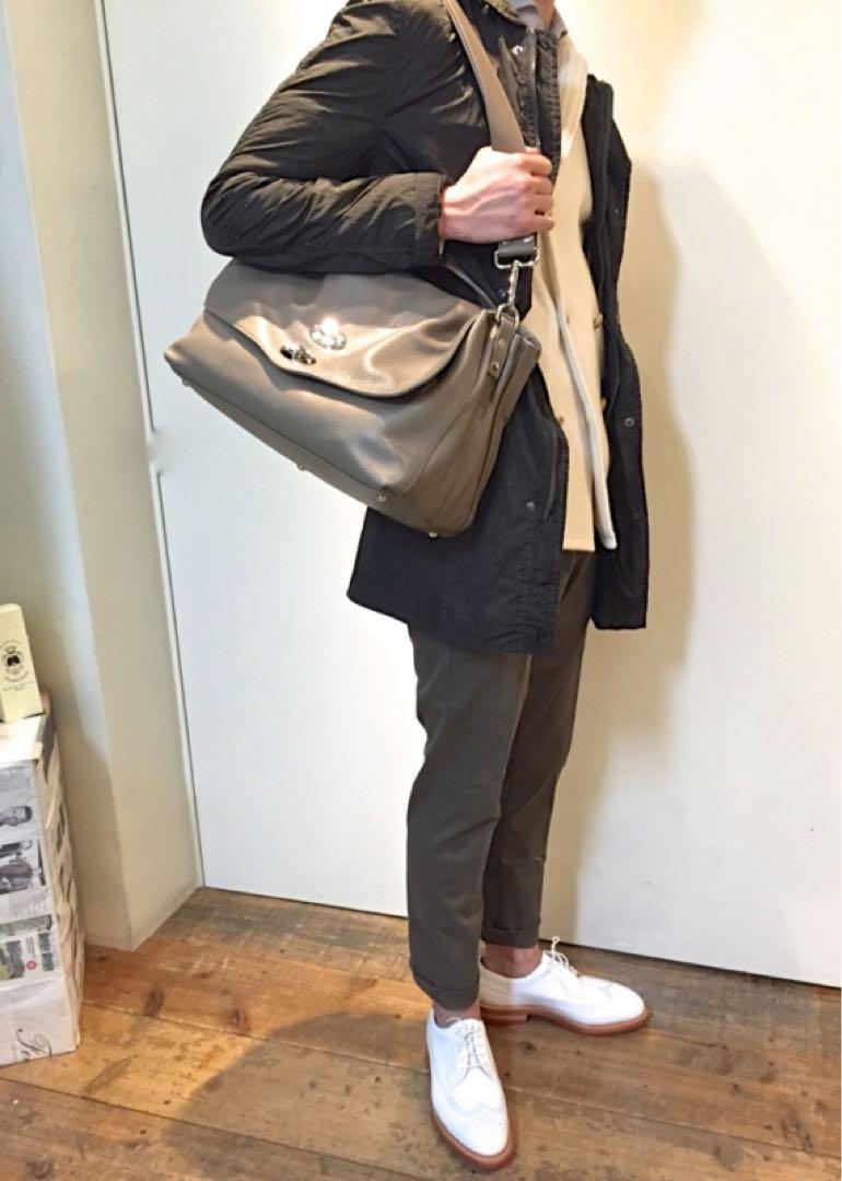 ザネラート　ポスティーナ　M+ レザーバッグ　ZANELLATO