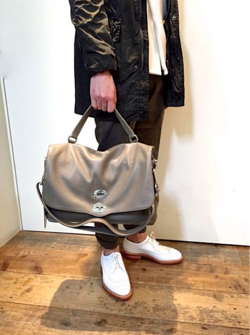 ザネラート　ポスティーナ　M+ レザーバッグ　ZANELLATO