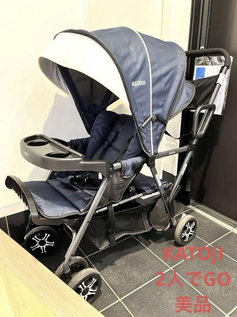 カトージ 二人乗りベビーカー 2-Seater next 軽量8.3kg 後席＋
