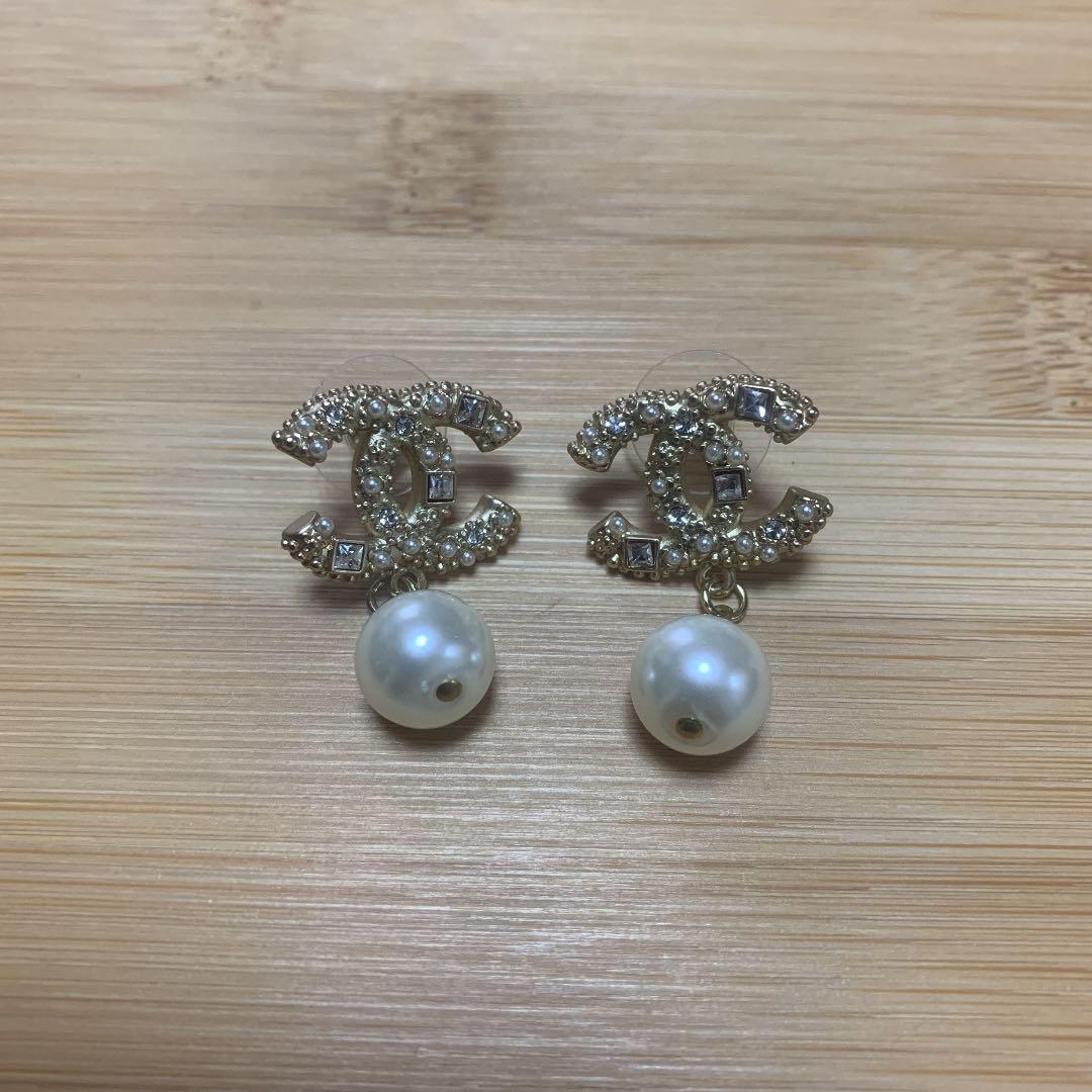 正規店低価 CHANEL ピアス 本体のみ aYbFT-m36953318162 パール 超特価格安