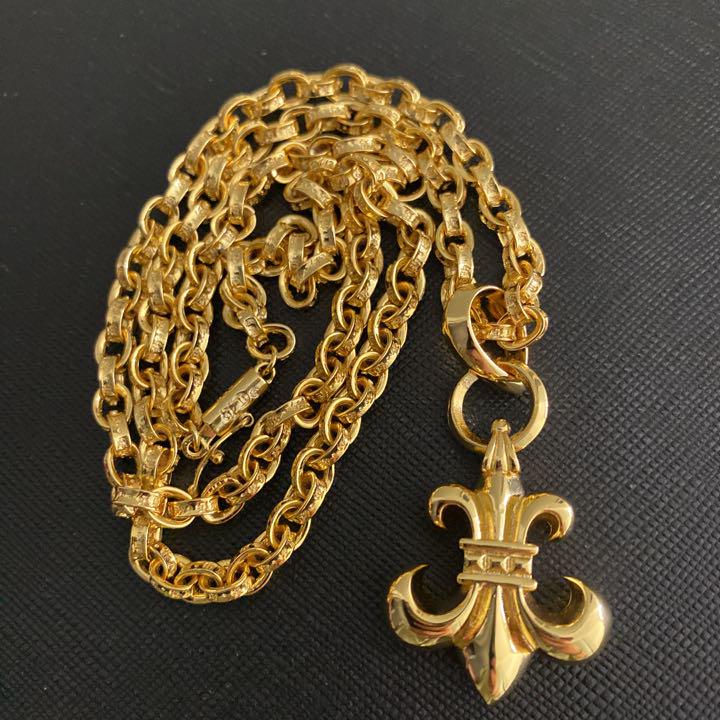 【SALE／37%OFF】 ペーパーチェーンネックレス ゴールド ユリ ネックレス ゆり ゴールド