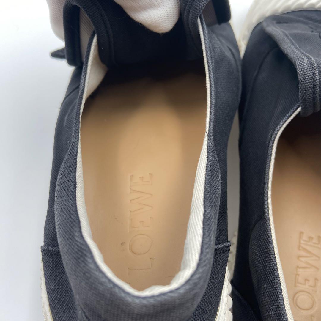 LOEWE スニーカー アナグラム ブラック ホワイト サイズ38 画像14