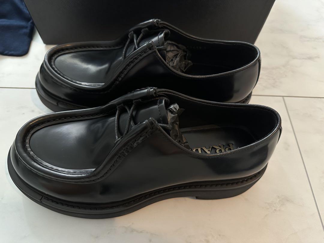正規品　プラダ PRADA ダイアパソン レザーシューズ　 miumiu