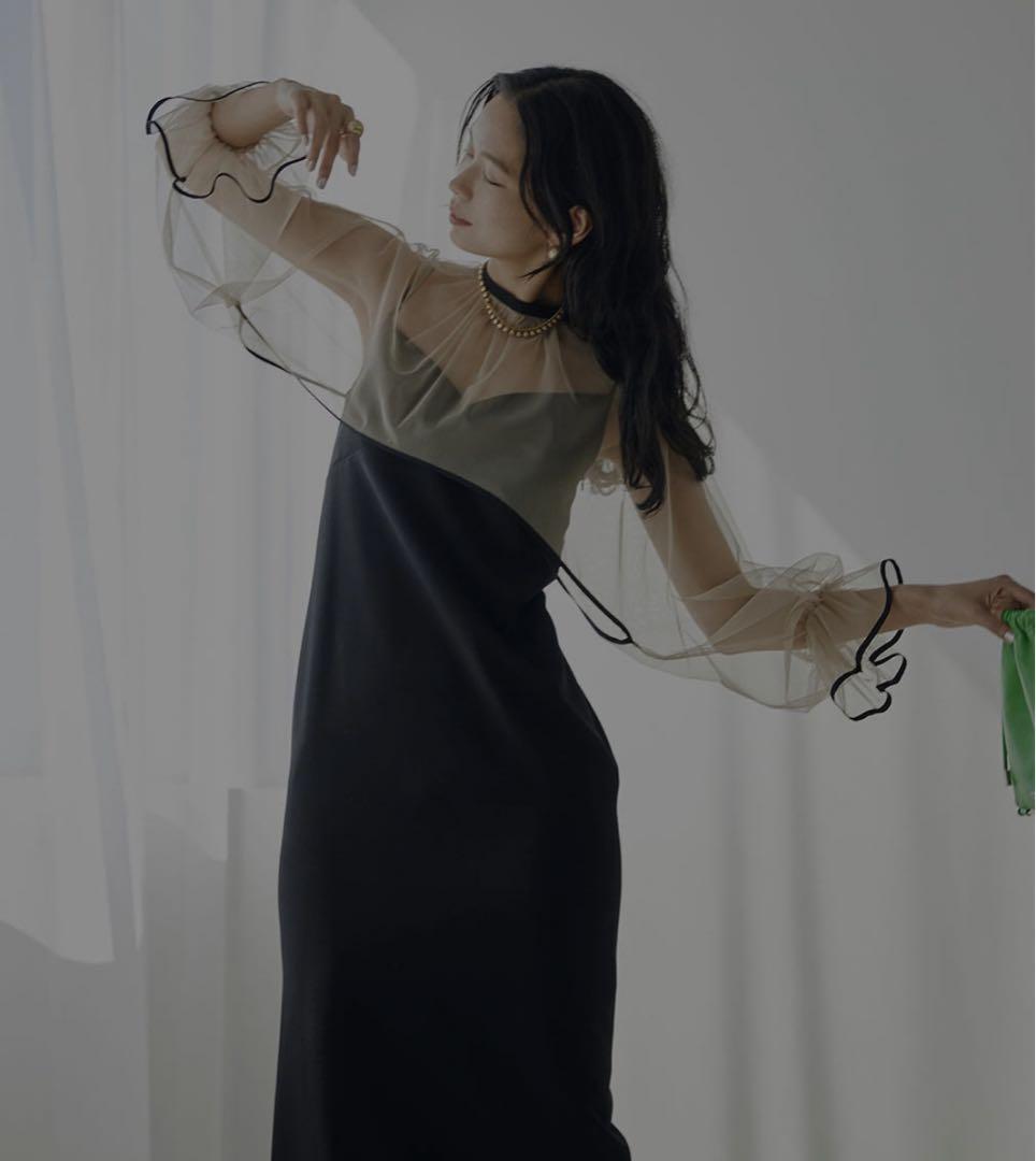 Ameri VINTAGE  MANY WAY AIRY VEIL DRESS