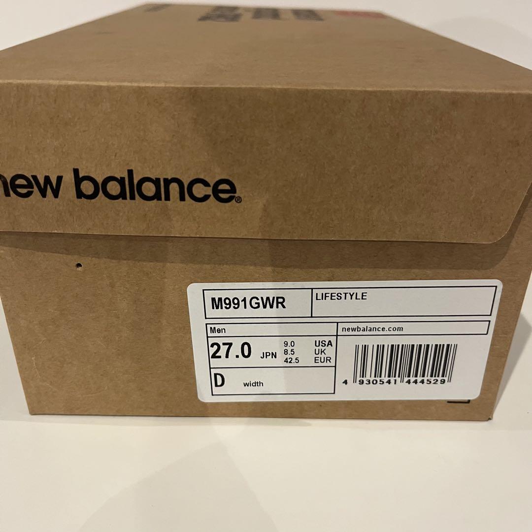 ★NewBalance★ニューバランス★M991GWR ★ENGLAND製★