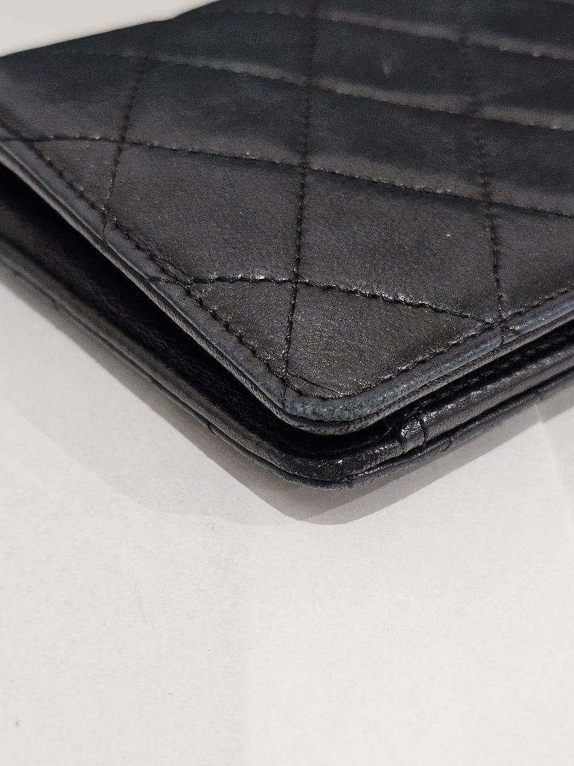 CHANEL　ラムスキン　マトラッセ　長財布