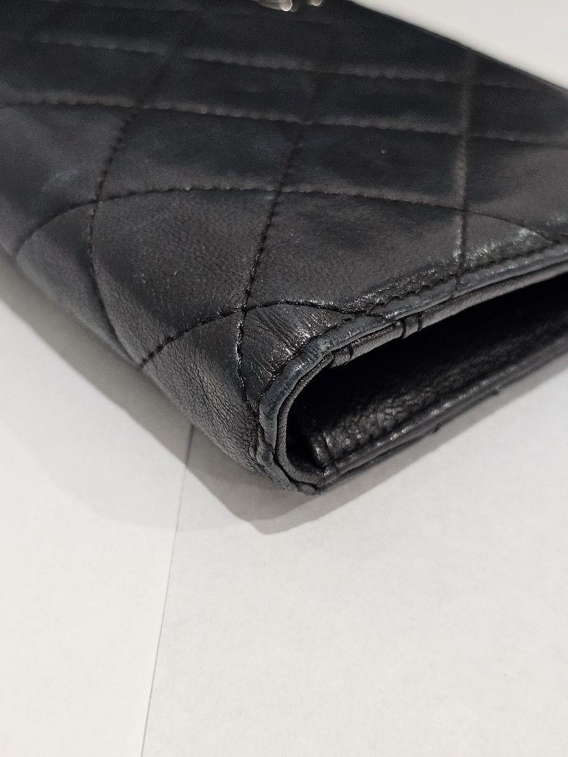 CHANEL　ラムスキン　マトラッセ　長財布