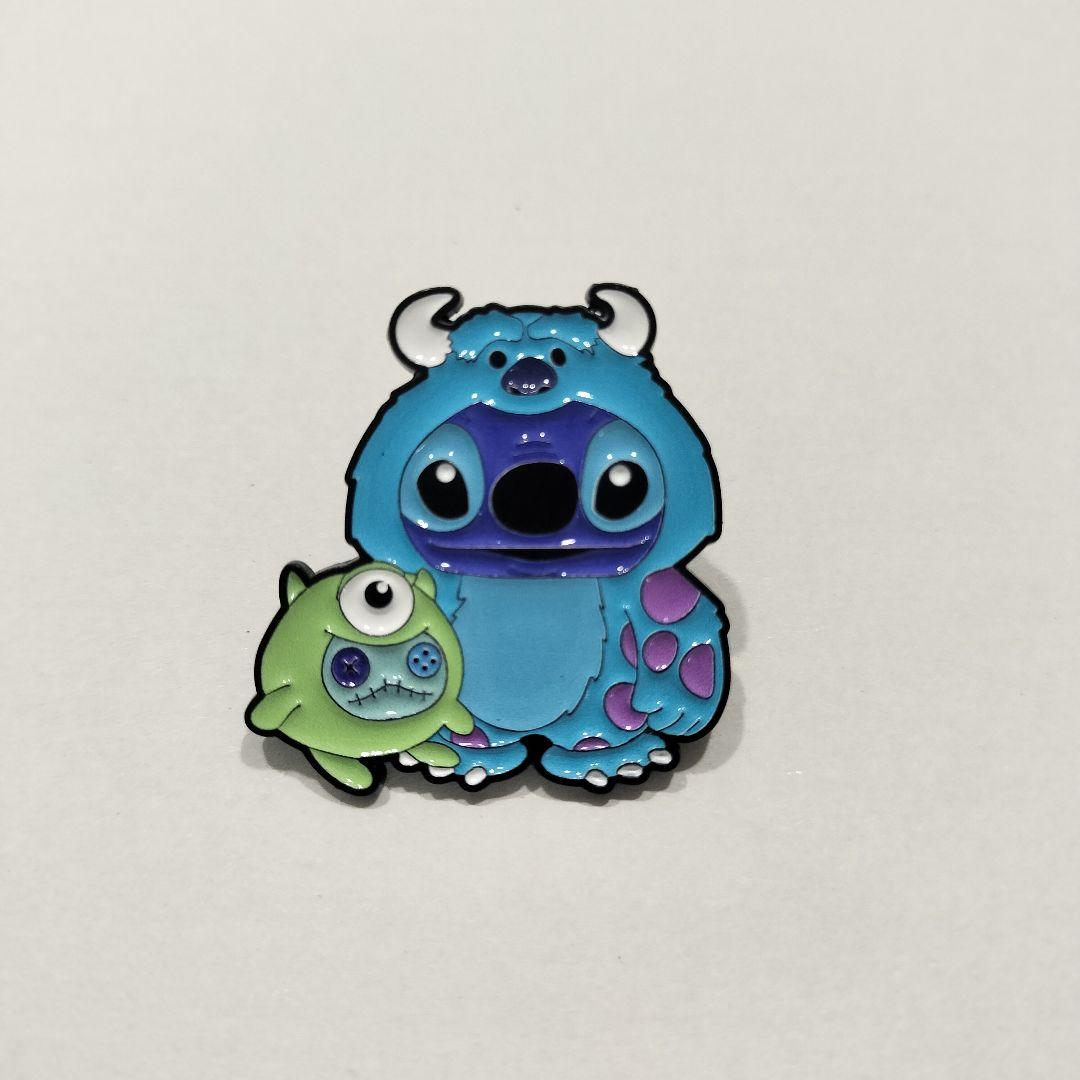 新品】スティッチ×モンスターズインク ピンバッジ ディズニー