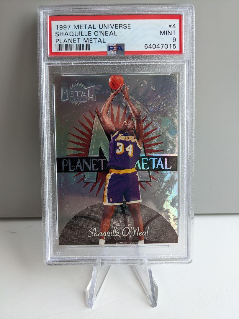 SHAQUILLE O'NEAL PLANET METAL PSA 9 SHAQUILLE O'NEAL PLANET METAL PSA 9