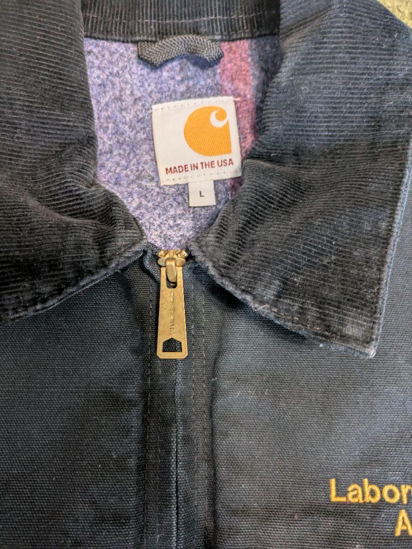 00s USA製 Carhartt デトロイトジャケット ブラック