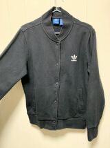 adidas アディダススタジャンスウェットS黒 - メルカリ