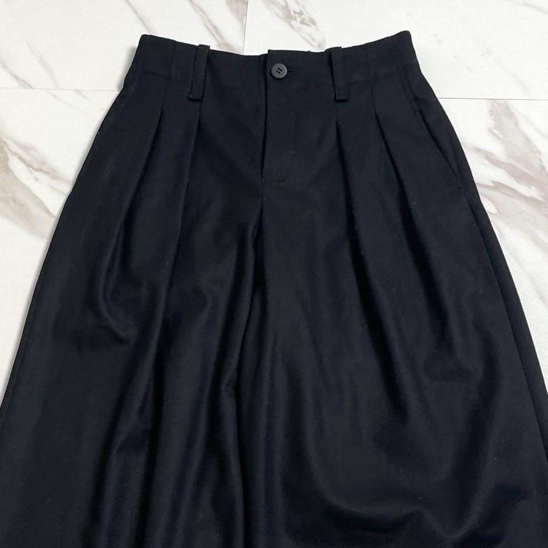 極美品 22AW⭕️イッセイミヤケ 極太ワイドパンツ ツータック
