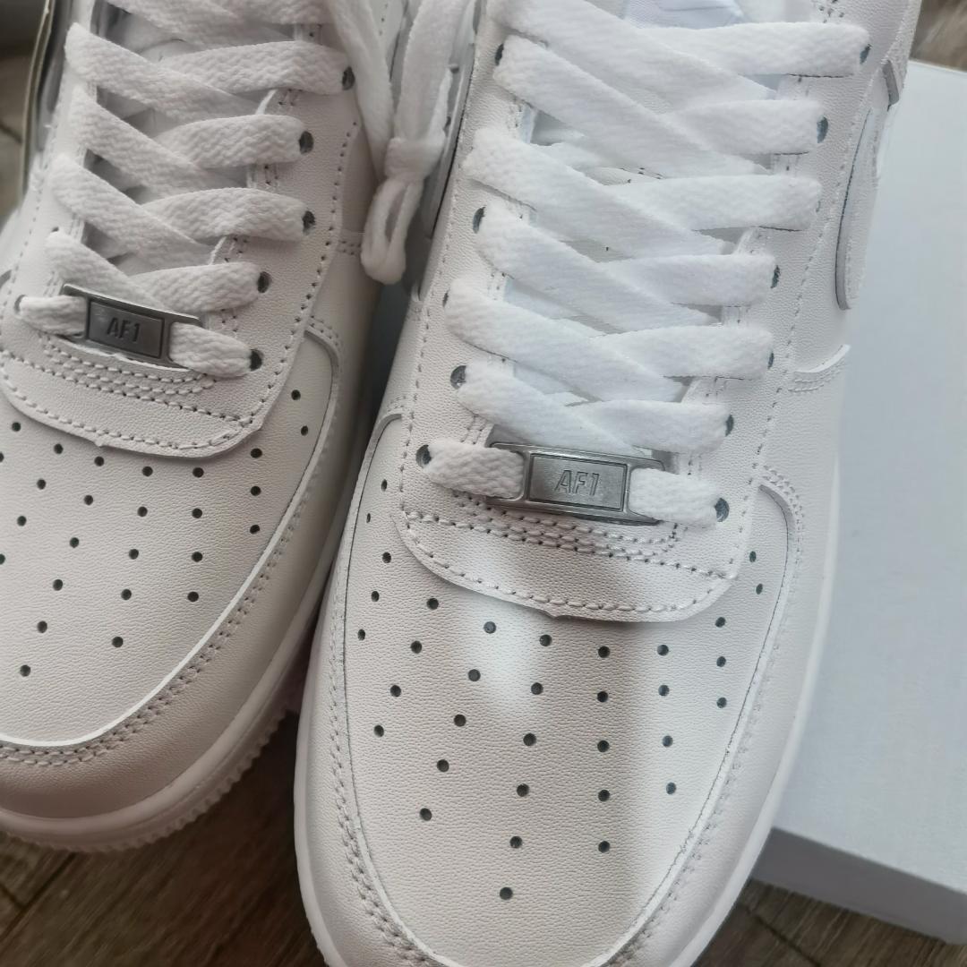 Nike ナイキ エアフォース1ローホワイト07 27cm - メルカリ