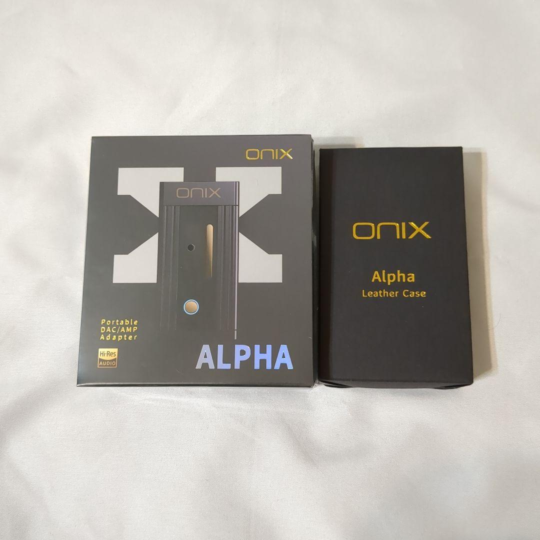 新品未開封 ONIX Alpha XI1 純正レザーケース付き