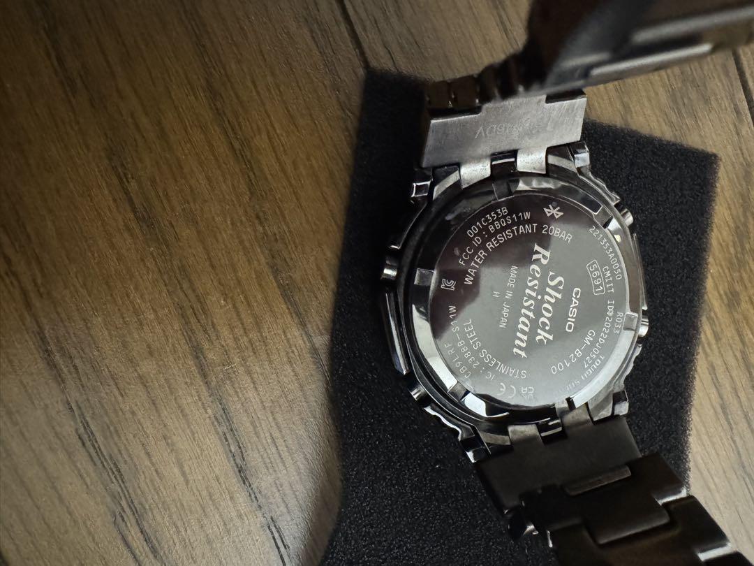 G-SHOCK GM-B2100BD-1AJF ブラックフルメタル スシローさま