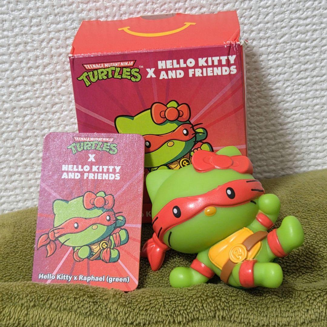 【海外限定】TURTLES×HELLO KITTY/ ハッピーセット6体 未開封 海外限定】TURTLES×HELLO KITTY/ ハッピーセット6体 未開封