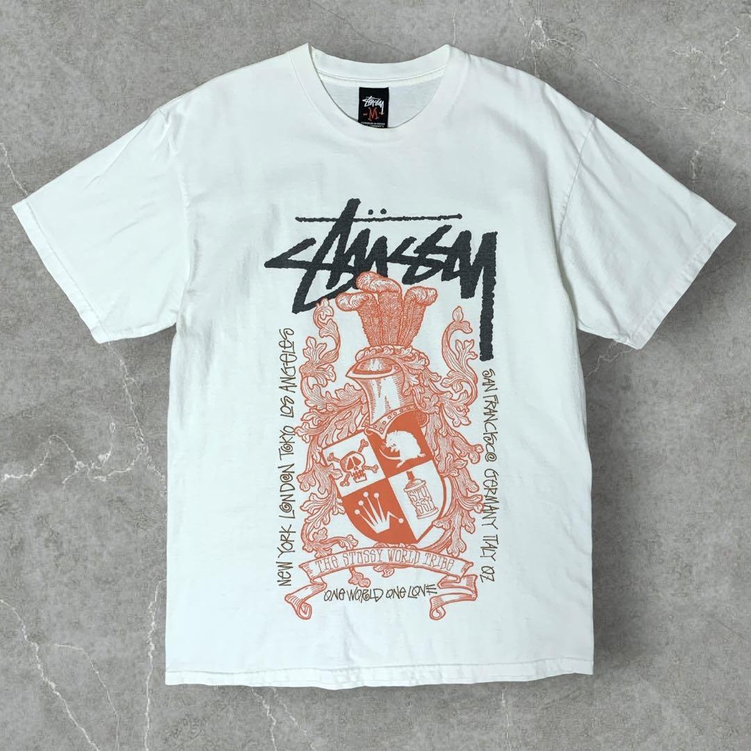 希少デザイン】Stussy オールドステューシー グラフィックTシャツ