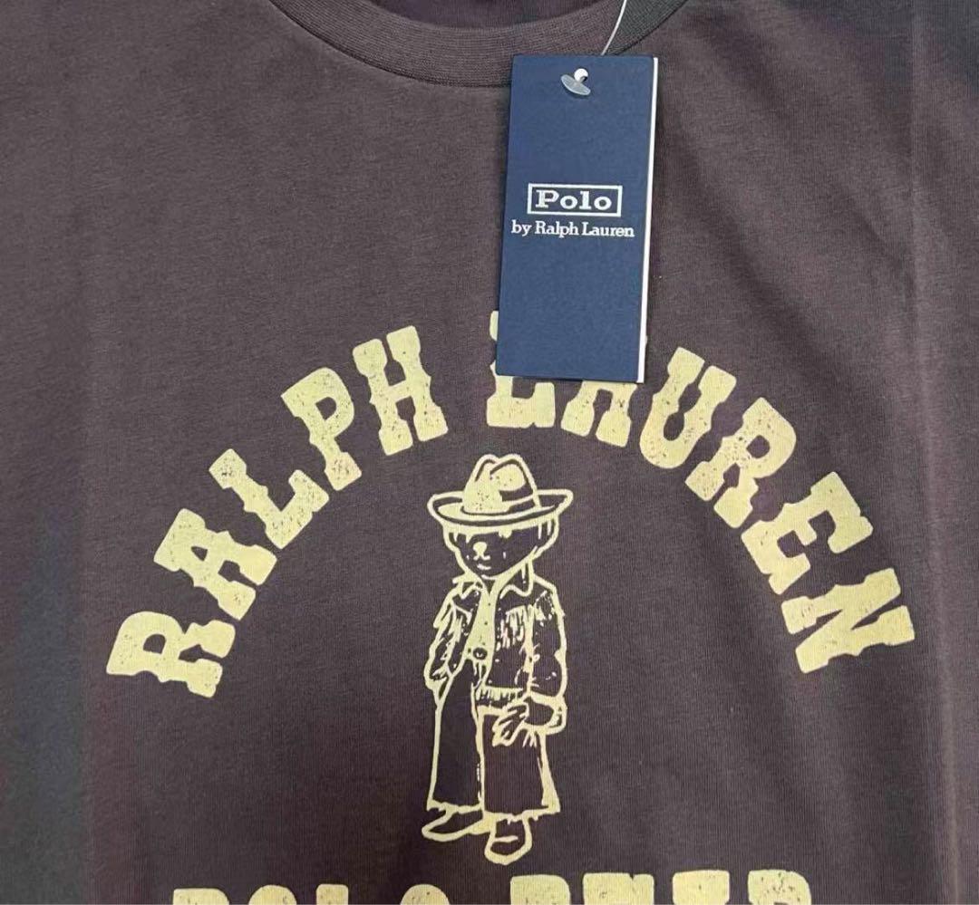 POLO ラルフ　ローレン　ポロベア モチーフ クルーネック Tシャツ POLO RALPH LAUREN (ポロラルフローレン) ポロベアプリント
