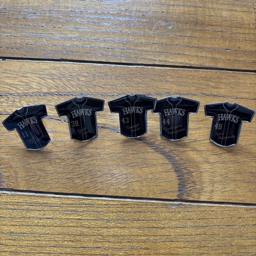 大量入荷 福岡ソフトバンクホークスユニホームピンバッジ5点セット メルカリ - スポーツ選手