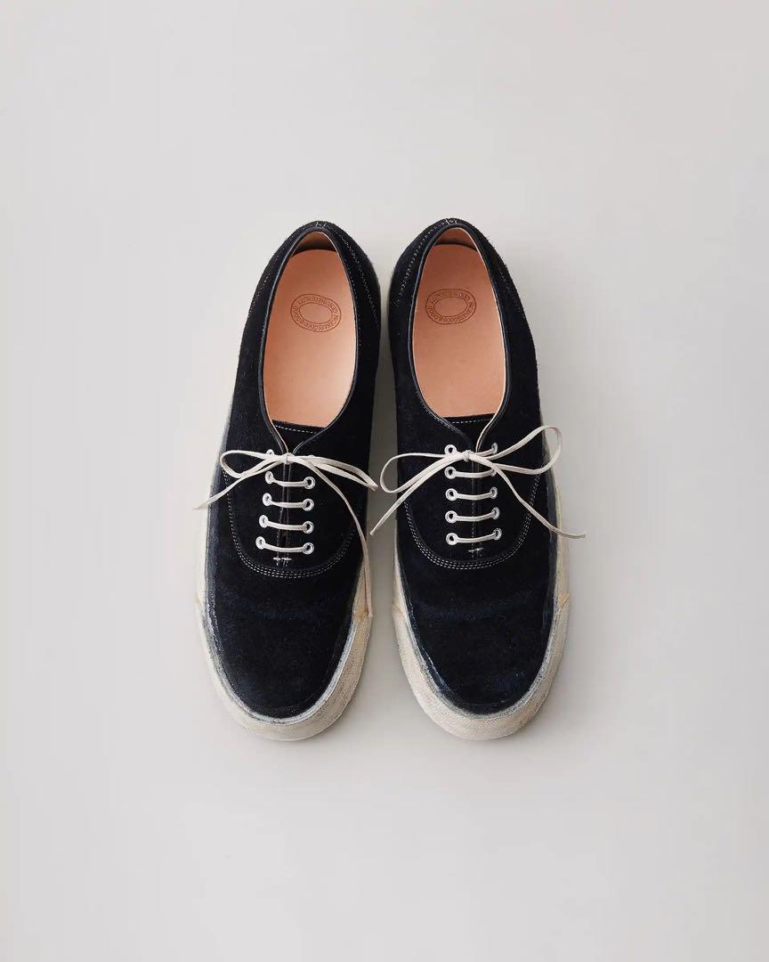 NICENESS GEORGIA レザーヨットシューズ BLACK ７