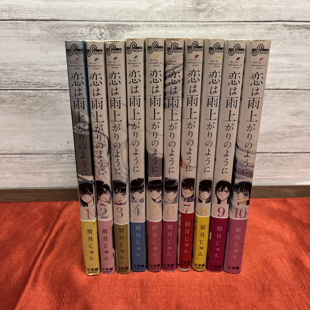 驚きの価格が実現！ 恋は雨上がりのように 1〜10巻(完結) 全巻セット 眉月じゅん 文学・小説